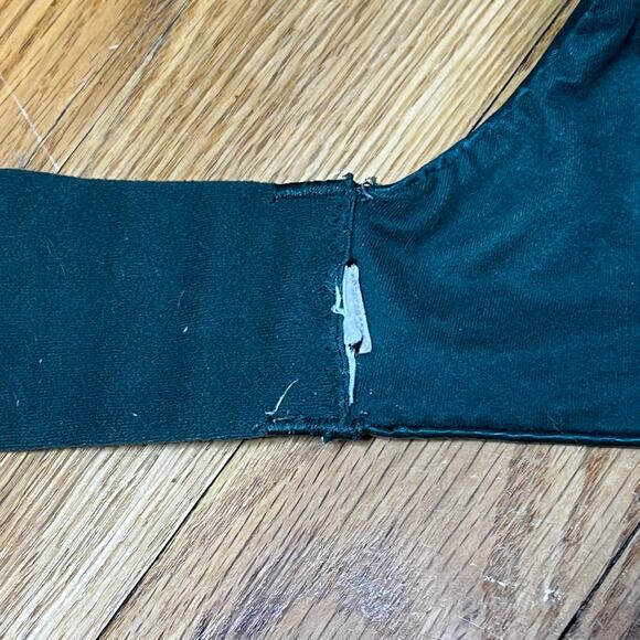 Victoria's Secret Black Ivy Lace Perfect Shape Push-Up Bra Emerald Green Gold - Picture 6 of 8